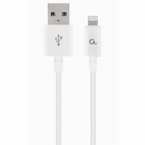 Cablu încărcare și sincronizare Cablexpert CC-USB2P-AMLM-2M-W, USB Type-A/Lightning, 2m, Alb