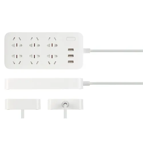 Зарядное устройство Xiaomi Mi Power Strip 3 USB, 5Вт, Белый