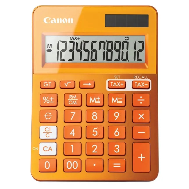 Calculator Canon LS-123K OR, 12 digit, Orange
