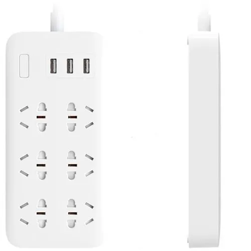 Зарядное устройство Xiaomi Mi Power Strip 3 USB, 5Вт, Белый