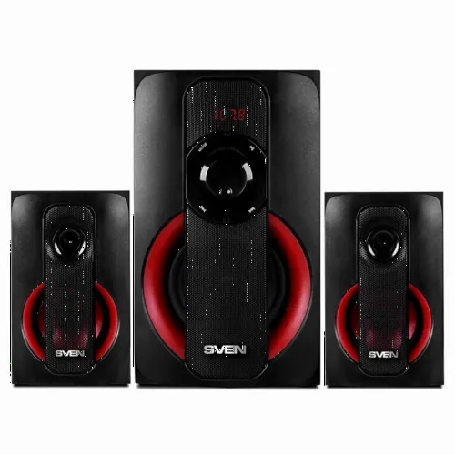 Boxe pentru calculator 2.1 SVEN MS-304, Negru/Roșu
