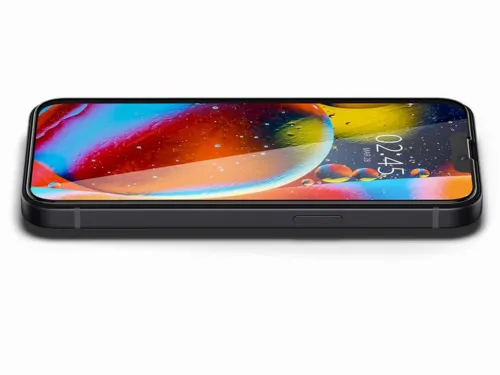 Spigen iPhone 13 Pro Max/14 Plus, Glass FC, Tempered Glass, Black