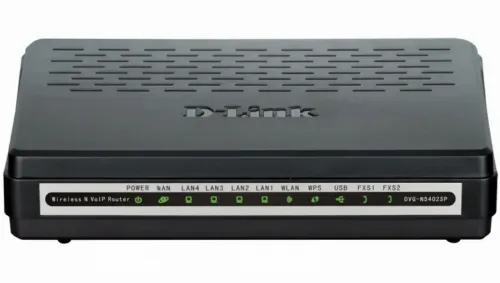 Router VoIP D-Link DVG-N5402SP/2S1U, Negru