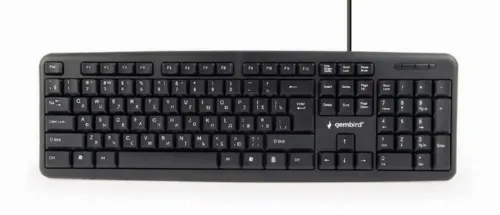 Tastatură Gembird KB-U-103-RU, Cu fir, Negru