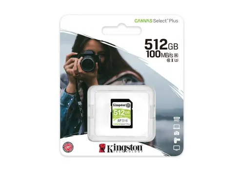 Карта памяти Kingston Canvas Select Plus, 512Гб (SDS2/512GB)