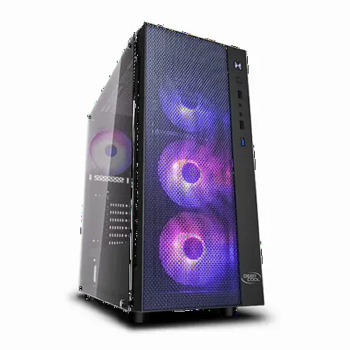 Carcasă PC Deepcool MATREXX 55 MESH ADD-RGB 4F, Midi-Tower, ATX, Negru