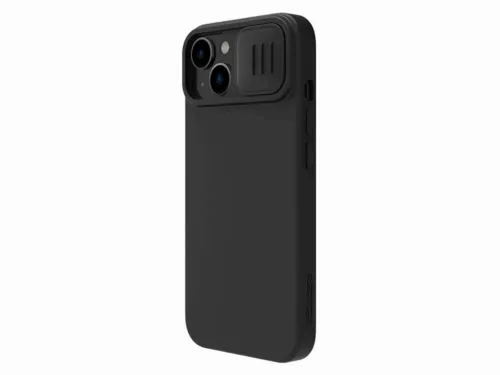 Nillkin Apple iPhone 14 Plus, CamShield Silky Silicone Case, Elegant Black