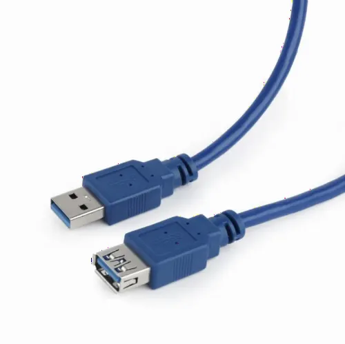 Cablu prelungitor Cablexpert CCP-USB3-AMAF-6, USB Type-A (F)/USB Type-A (M), 1,8m, Albastru