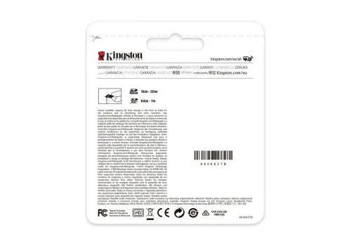 Карта памяти Kingston Canvas Select Plus, 512Гб (SDS2/512GB)