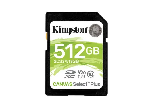 Карта памяти Kingston Canvas Select Plus, 512Гб (SDS2/512GB)
