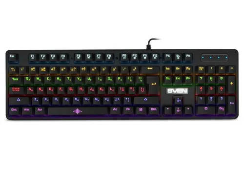Tastatură SVEN KB-G9100, Cu fir, Negru