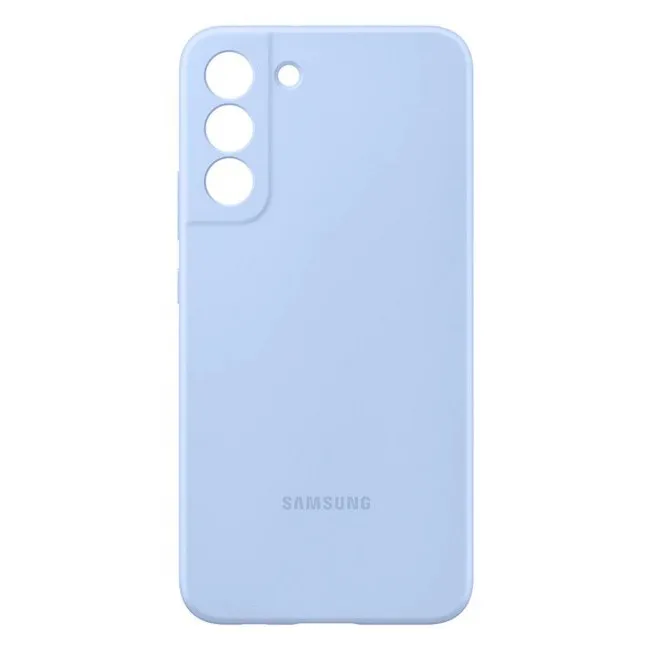 Husă Samsung Silicone Cover for Galaxy S22+, Albastru deschis