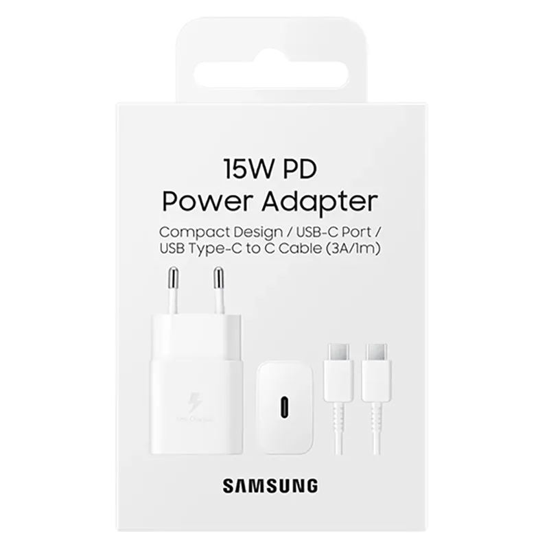 Зарядное устройство Samsung Fast Travel Charger EP-T1510, 15Вт, Белый