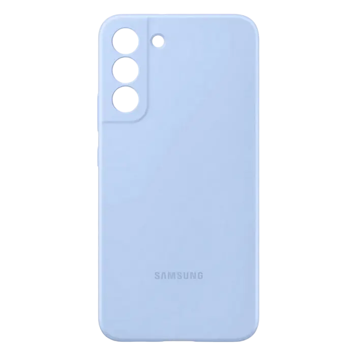 Husă Samsung Silicone Cover for Galaxy S22+, Albastru deschis