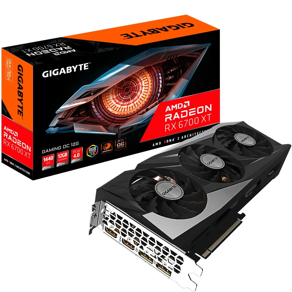 Placă Video Gigabyte GV-R67XTGAMING OC-12GD, 12GB GDDR6 192bit