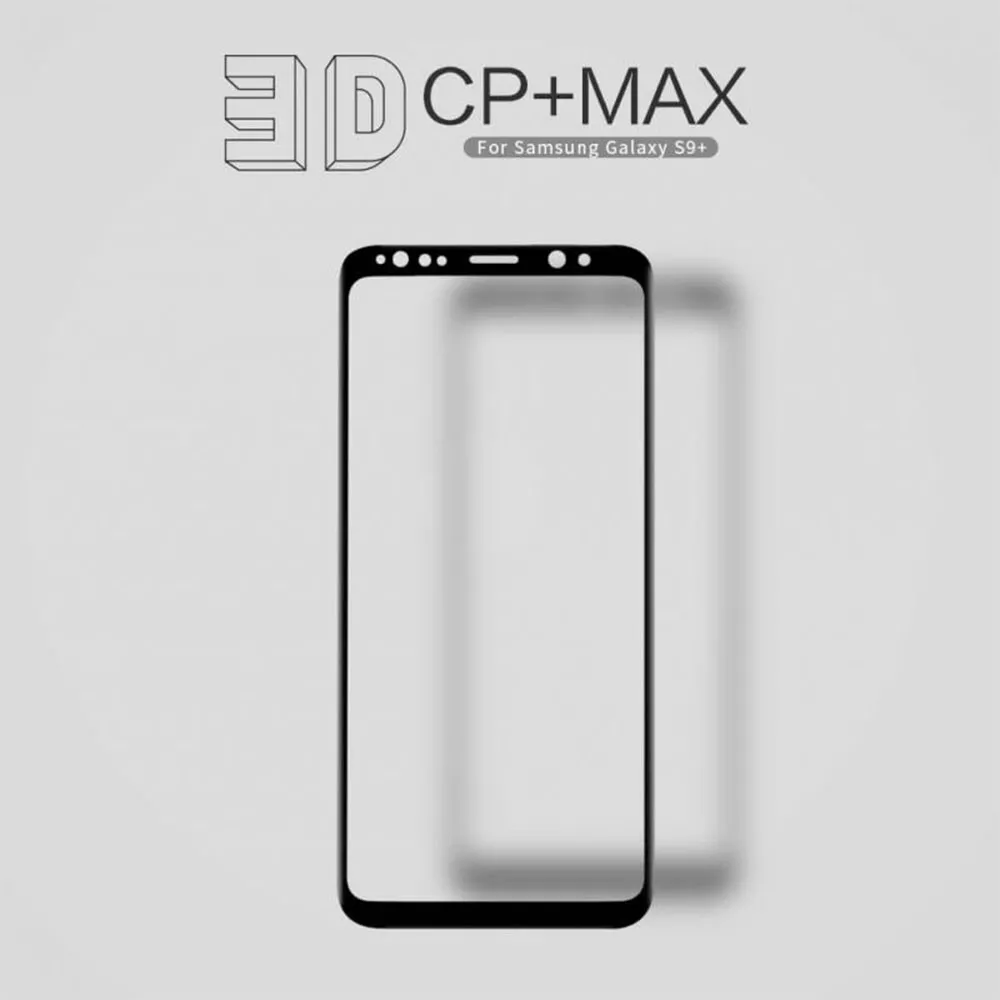 Защитное стекло Nillkin Galaxy S9+ - 3D CP+Max - Tempered Glass, Чёрный