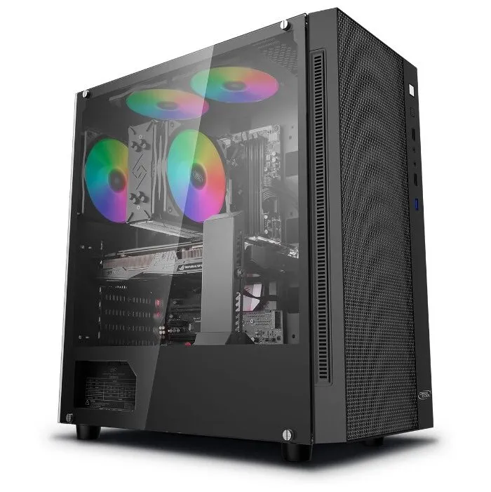 Carcasă PC Deepcool MATREXX 55 MESH, Midi-Tower, ATX, Negru