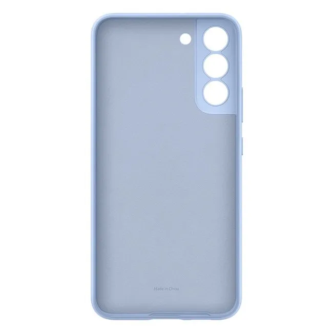 Husă Samsung Silicone Cover for Galaxy S22+, Albastru deschis