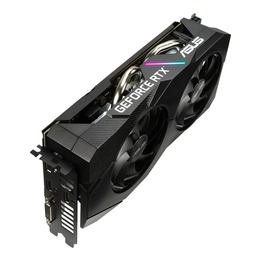 Видеокарта ASUS DUAL-RTX2060-O6G-EVO,  6GB GDDR6 192бит