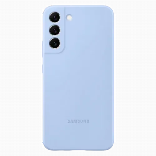 Чехол Samsung Silicone Cover for Galaxy S22+, Голубой