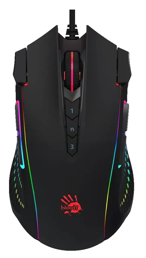 Игровая мышь Bloody J90s, Чёрный