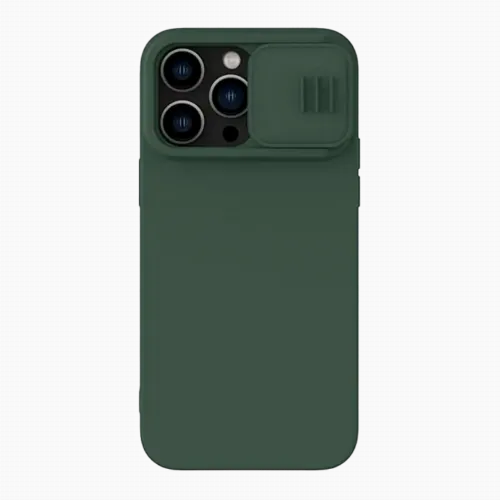Nillkin Apple iPhone 14 Pro Max, CamShield Silky Silicone Case, Mist Green