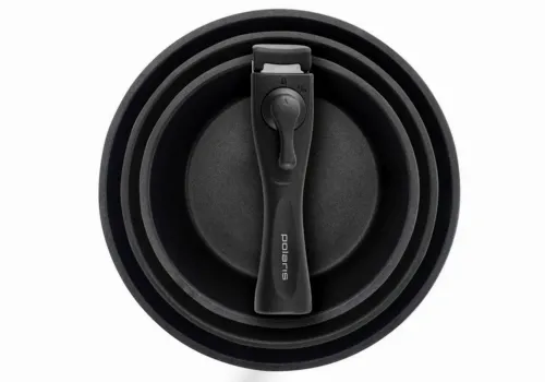 Set de vase Polaris EasyKeep-4DG, 1,7L, Negru