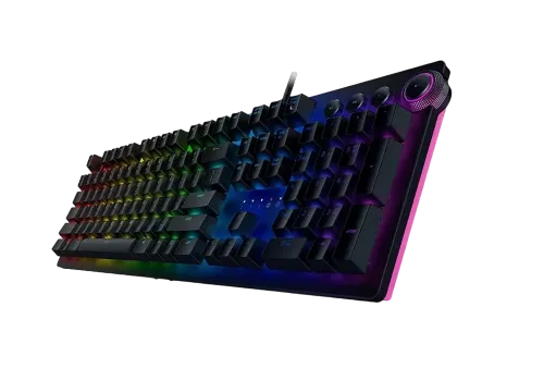 Gaming Keyboard Razer Huntsman Elite, Optical Linear SW, Digital Dial,Wrist Rest,US Layout,USB,Black