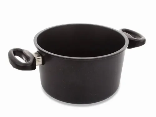 Кастрюля AMT Gastroguss AMT-920-E-Z500-L, 3л, 20см, Чёрный