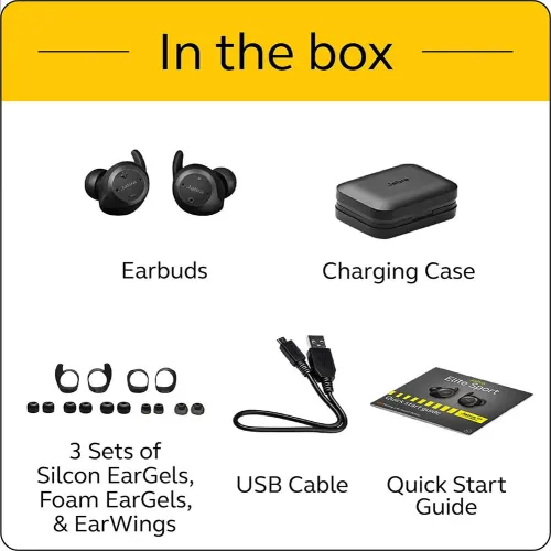 Наушники Jabra Elite Sport, Чёрный