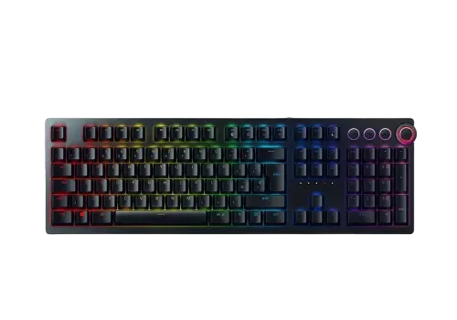 Gaming Keyboard Razer Huntsman Elite, Optical Linear SW, Digital Dial,Wrist Rest,US Layout,USB,Black