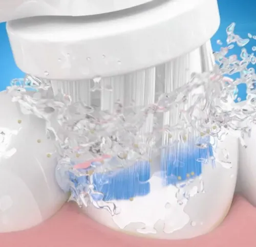 Periuță de dinți electrică Oral-B Vitality CrossAction D100 Sensivity, Albastru