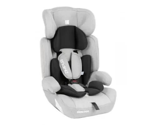 Scaun auto Kikka Boo Zimpla, Grupa 1/2/3 (9-36 kg), Gri deschis