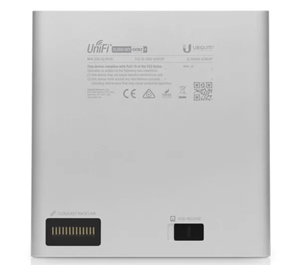 Контроллер для беспроводных точек доступа Ubiquiti UniFi Cloud Key Gen2 Plus, , Серебристый