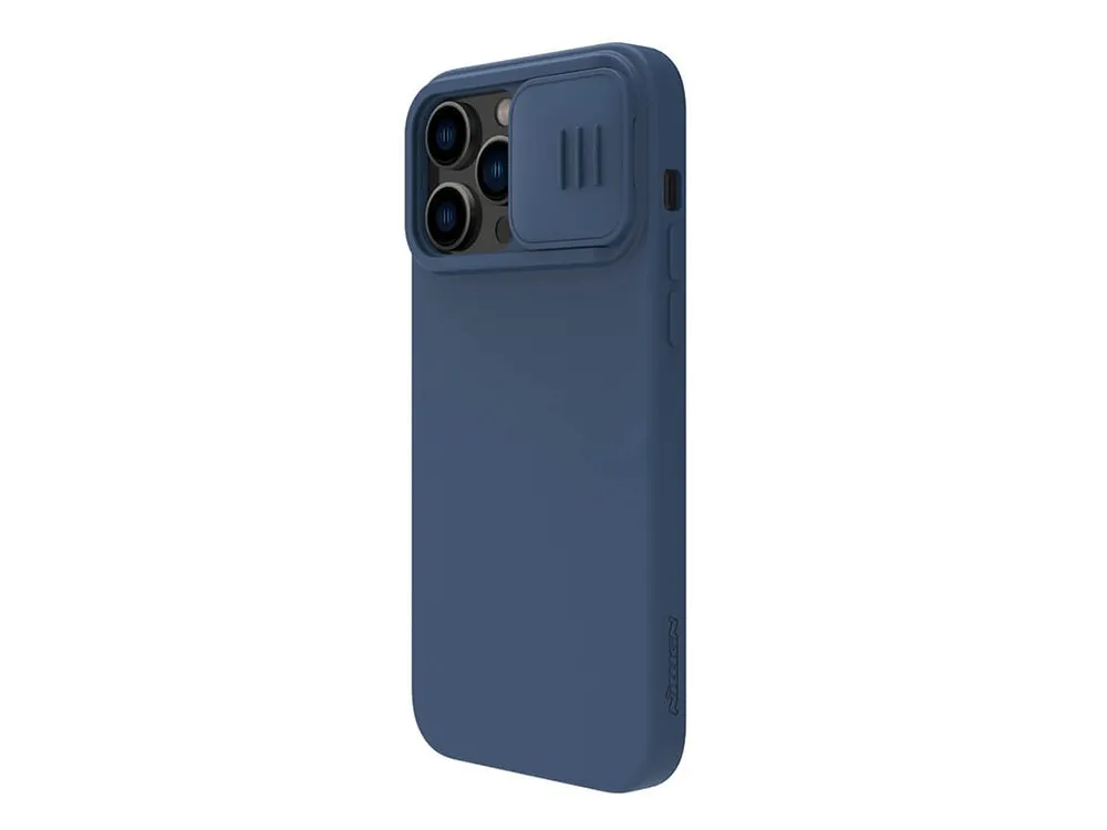 Nillkin Apple iPhone 14 Pro Max, CamShield Silky Silicone Case, Midnight Blue