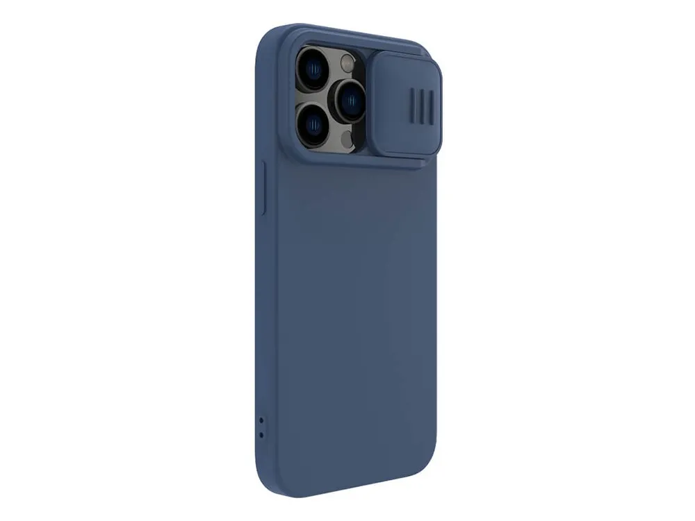 Nillkin Apple iPhone 14 Pro Max, CamShield Silky Silicone Case, Midnight Blue