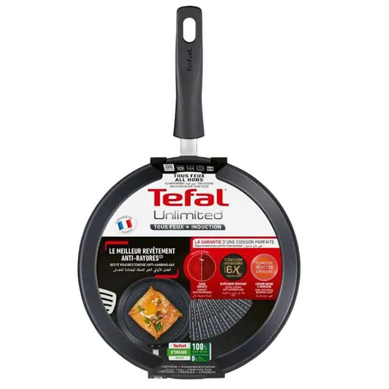 Tigaie pentru clatite Tefal G2553872, 25cm, Negru