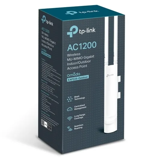 Наружная точка доступа TP-LINK AC1200, 300 Мбит/с, 867 Мбит/с, Белый