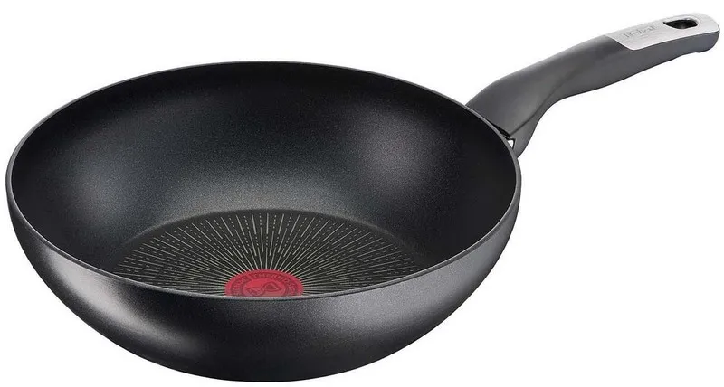 Tigaie WOK Tefal G2551972, 28cm, Negru