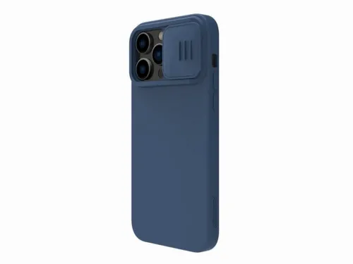 Nillkin Apple iPhone 14 Pro Max, CamShield Silky Silicone Case, Midnight Blue