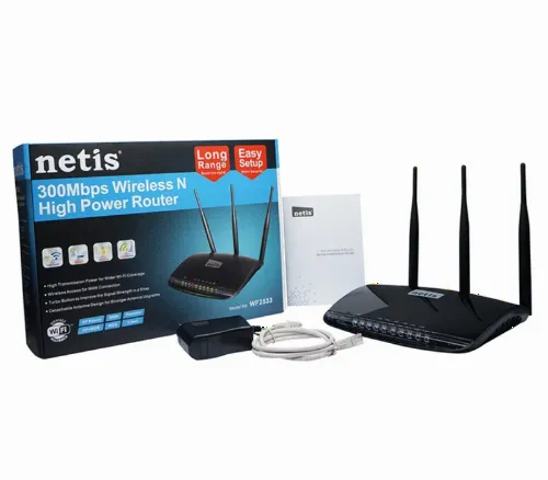 Беспроводной маршрутизатор Netis WF2533, Чёрный