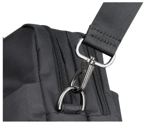 Geantă pentru Laptop RivaCase Central, 17.3", Poliester, Negru