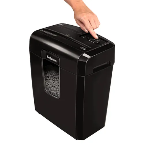 Distrugător de documemte Fellowes Powershred 8Mc Micro Cross Cut, Negru