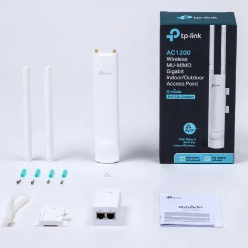 Punct de acces exterior TP-LINK AC1200, 300 Mbps, 867 Mbps, Alb