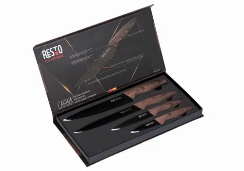 Set de Cuțite RESTO 95501, Cafeniu