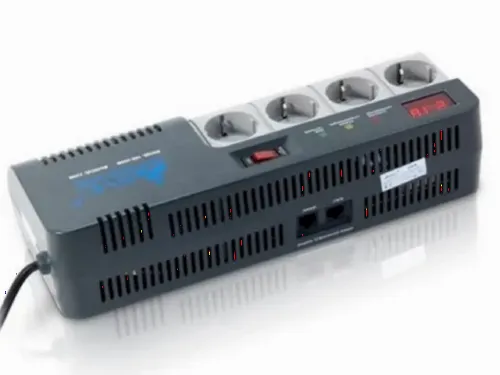 Stabilizer Voltage Ultra Power AVR-1000VA,  1000VA/600W, Output sockets: 4 × Schuko
