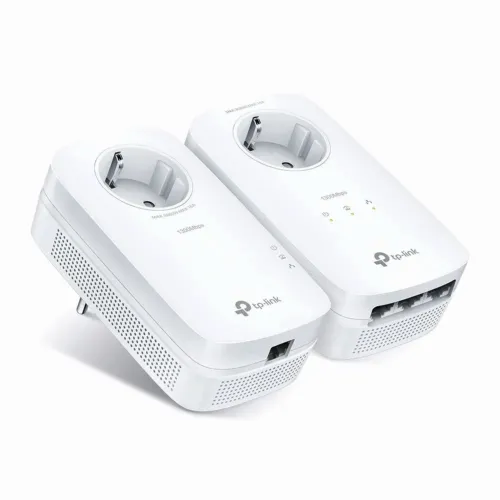 Адаптер Powerline TP-LINK TL-PA8033P KIT, AV1300, 1300 Mбит/c, Белый