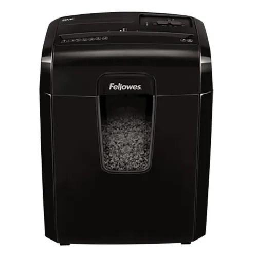 Distrugător de documemte Fellowes Powershred 8Mc Micro Cross Cut, Negru