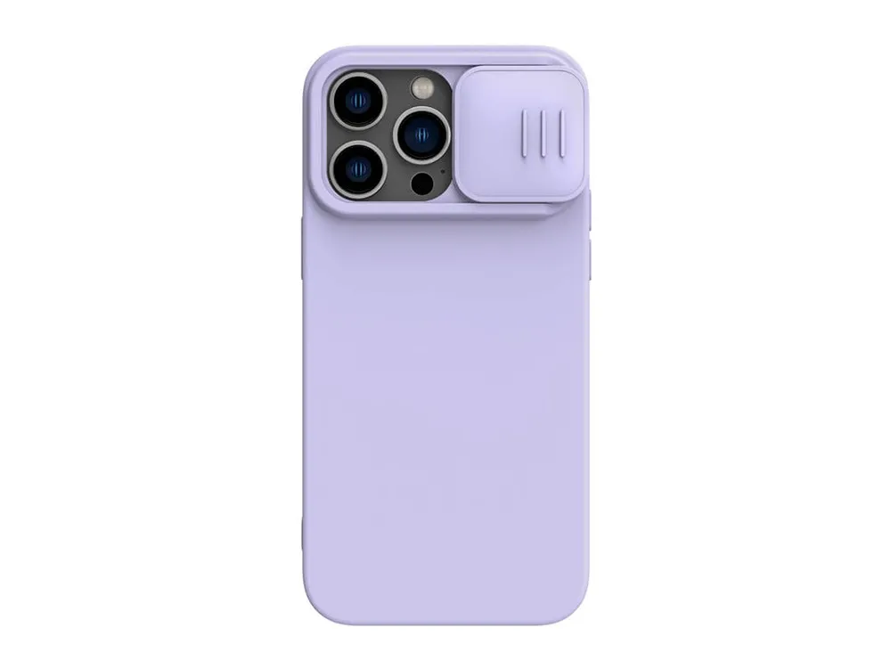 Nillkin Apple iPhone 14 Pro Max, CamShield Silky Silicone Case, Misty Purple