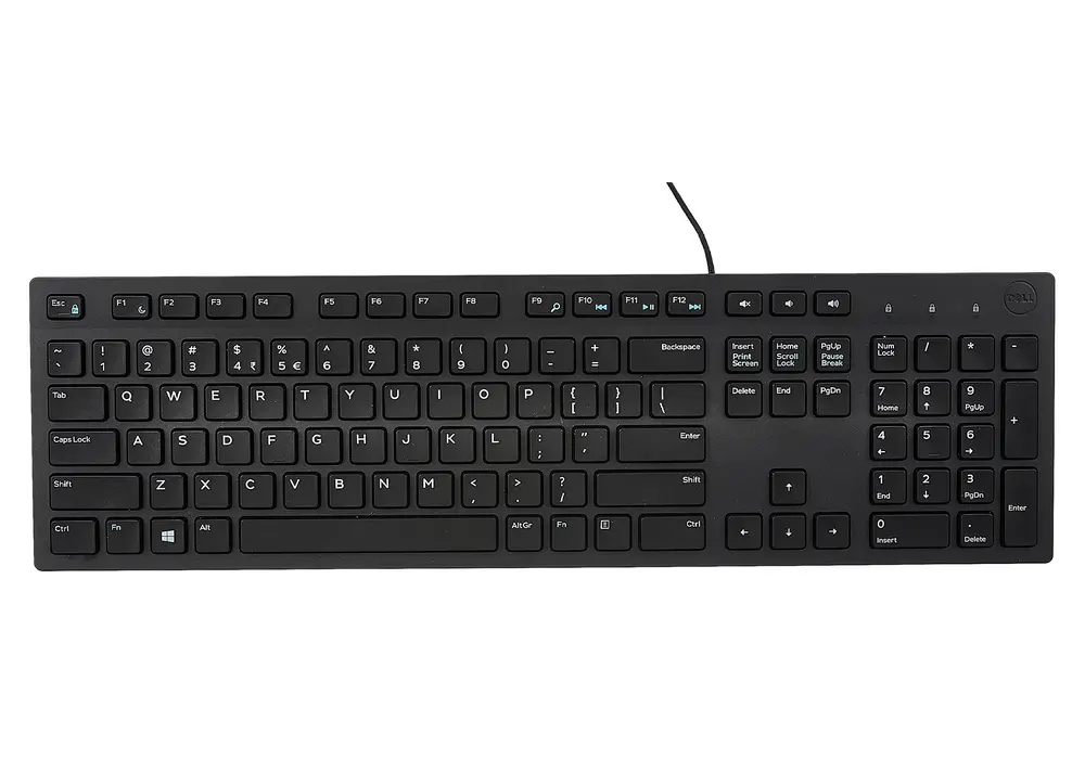 Tastatură DELL KB216, Cu fir, Alb